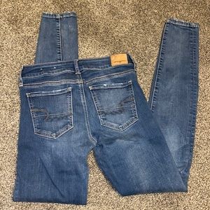 AEO Size 4 Long High Rise Super Stretch X Jegging